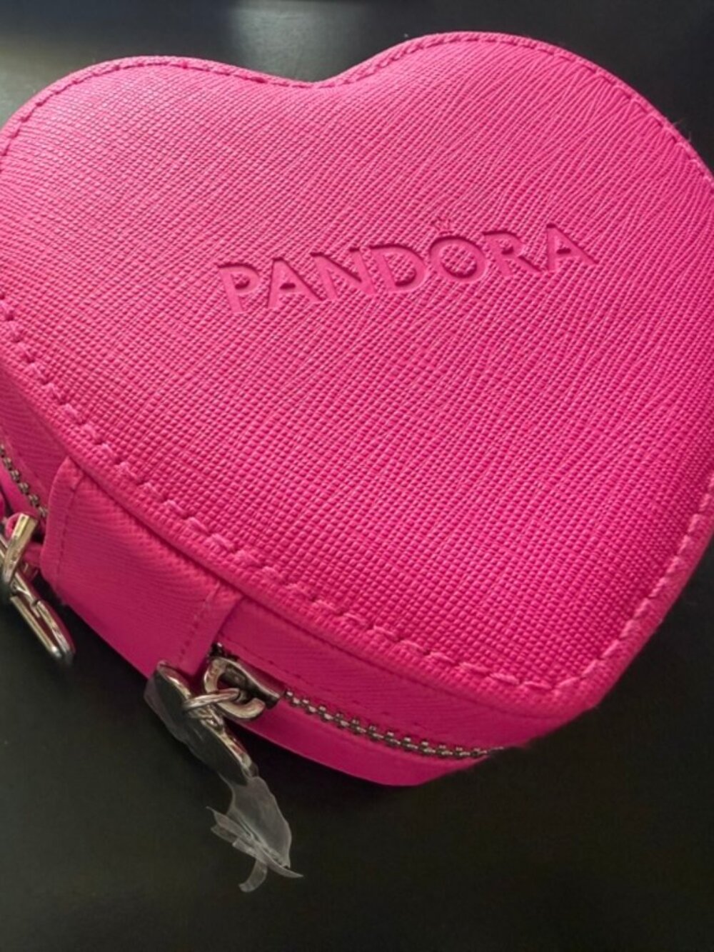 Pandora Pink Travel Jewellery Case
